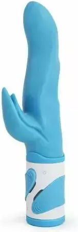 Vibrator Topco 701711 10-348 Kaninchen Stil 6 Funktionen Rotierende Spitze 11,4 x 3,5 cm Blau