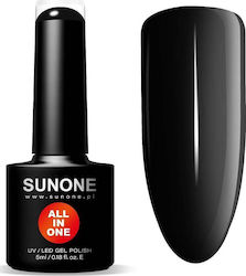 SUN ONE UV Гел лак за нокти Czarna 5ml 5мл