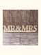 Ταμπελα Ξυλινη Mr & Mrs 58x12cm