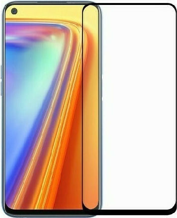 Full Glue Full Face Tempered Glass (Realme 7 μαύρο)