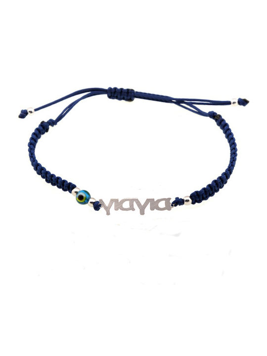 Theodora's Jewellery Γυναικείο Βραχιόλι με Κορδόνι