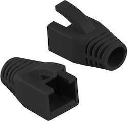 Microconnect Strain Relief Boot Cat7 Cables Upto 8.5mm Black 50pcs