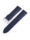 Δερμάτινο Λουράκι Navy Μπλε 18mm