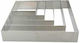 Cake Ring Form Inox Rectangular Cakes 22x22x4cm