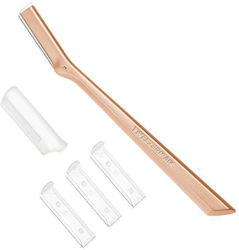Tweezerman Tweezerman Makeup Accessories Eyebrow Razor Rose Gold 1 Piece