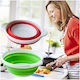Folding Silicone Colander 1pcs