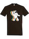 Unisex T-shirt Space DJ Brown