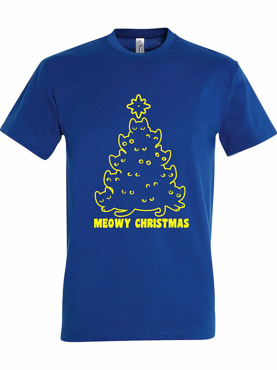Unisex T-Shirt "Meowy Christmas Christmas Cats"...