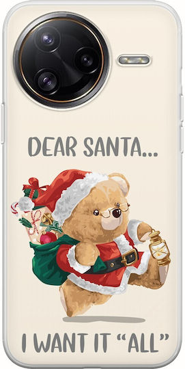 Xmas Bear Dear Santa Xiaomi Poco F7 Ultra 5g Flexible TPU Transparent Silicone