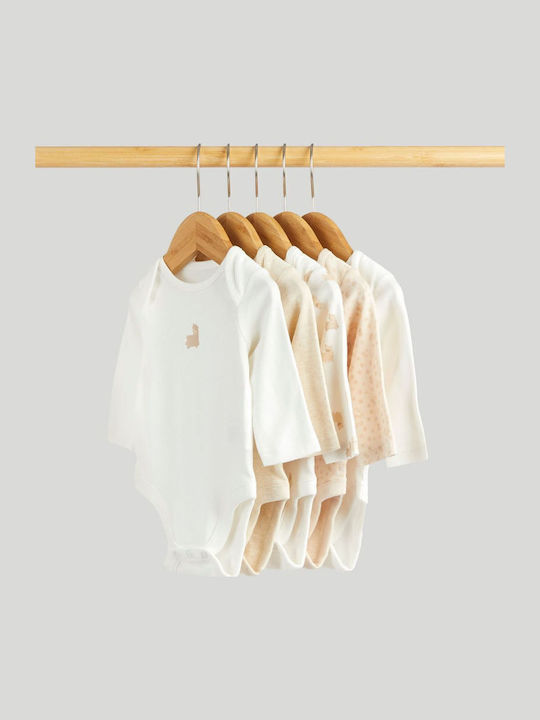 Mothercare Long-Sleeved Beige 5pcs