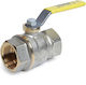Giacomini Ball Valve R730gax005 1 Inch Internal Thread Yellow Steel Lever Hazardous Gas Nickel-plated Brass