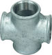 Galvanized Cross Fitting 1/2''