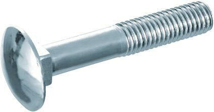 Schlittenbolzen Inox DIN 603 mit Durchmesser M12 und Länge 30mm 10Stück
