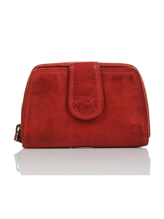 Trip Camel Small Leather Women's Wallet Red