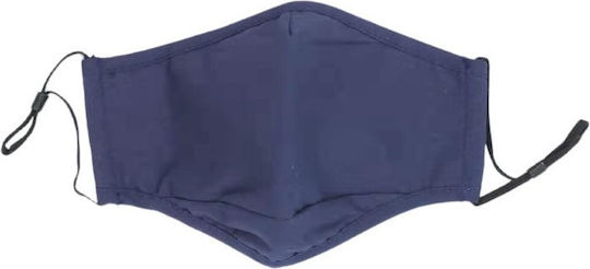 Fashion Protective Mask Fabric Navy Blue 1pcs