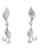 Metrongold Earrings made of White Gold with Stones