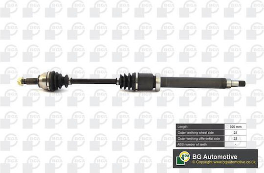 BG Automotive Half Axle for Ford Fiesta