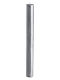 Wedding Tapered Candles Solid Wax Patina Silver 15x140cm 2 Pieces