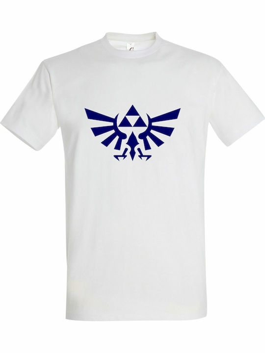 Unisex T-Shirt "Legend Zelda Hyrulian Crest" Weiß