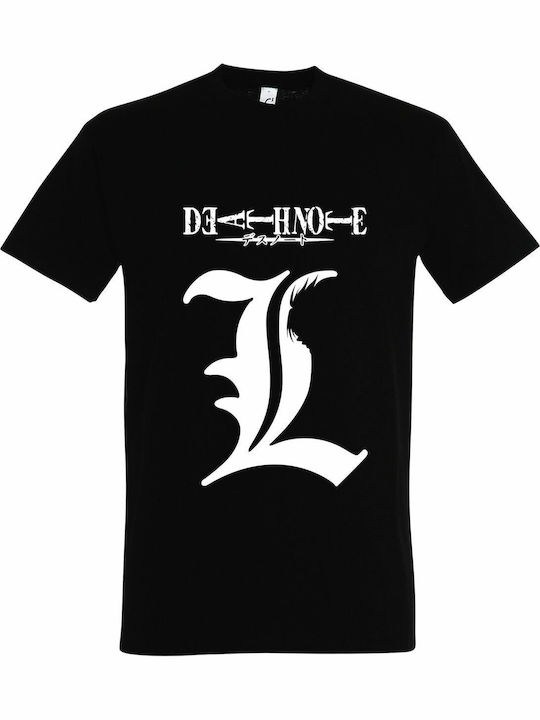 T-shirt Unisex " Death Note L Manga " Black
