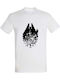 Unisex T-shirt Star Wars Spaceships Millennium Falcon White