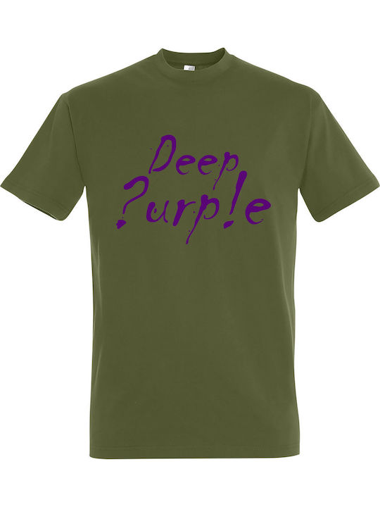 T-shirt Unisex " Deep Purple " Light Army