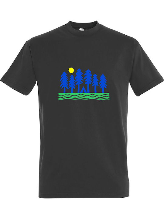 T-shirt Unisex " Outdoor Camp Lover Design " Da...