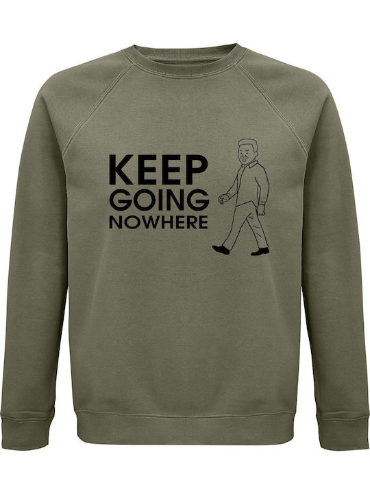 Sweatshirt Unisex Organic " Keep Going Nowhere ...