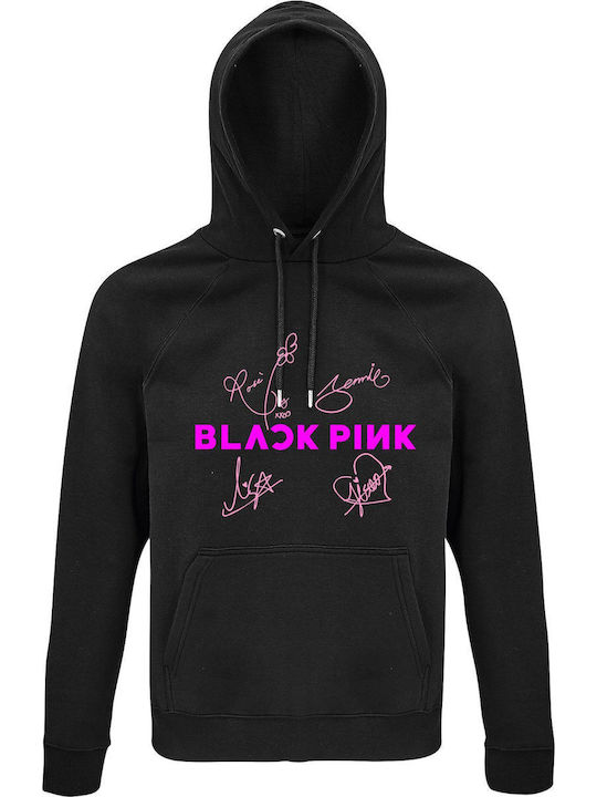 Unisex Kapuzenpulli Bio-Schwarz "Blackpink Auto...