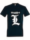 T-shirt Unisex " Death Note L Manga " Petroleum Blue