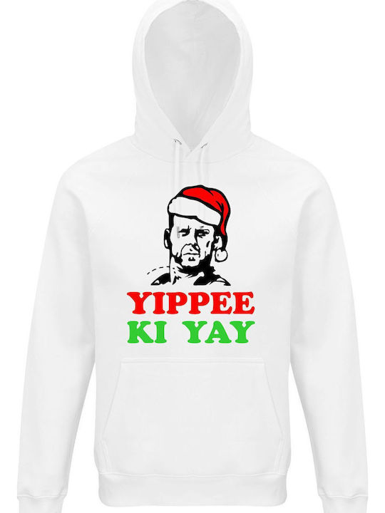 Yippee Ki Yay Die Hard Christmas Bruce Willis Φούτερ με Κουκούλα Yippee Ki Yay Die Hard Christmas Bruce Willis Φούτερ με Κουκούλα