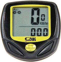Wireless Waterproof Bicycle Computer Speedometer 14 in 1 Sd546c/w Sunding