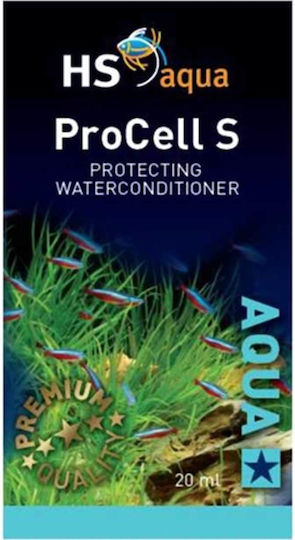 Dechlorinator Reglator De Apă Protecție Piele Pești Hs Aqua Water Procell 20 Ml 200 L