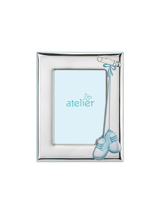 Atelier Ασημένια Παιδική Κορνίζα 9χ13 Αγόρι Ae0904/9c