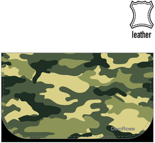 Dino Rossi Handmade Leather Tobacco Pouch Camouflage Design By Anna’s Made In Greece