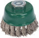 Lessmann Wire Brush Wheel Bell Braided Inox Ø80x14mm 484.217
