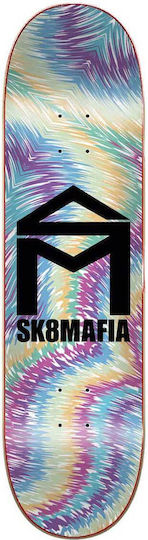 Sk8mafia Skate Deck House Logo Tie Dye 8.1 "x32 " Multi-smde0022a018-multi