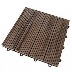 Forestar Decking Tiles 11 WPC Dark Brown 30x30cm 1m²