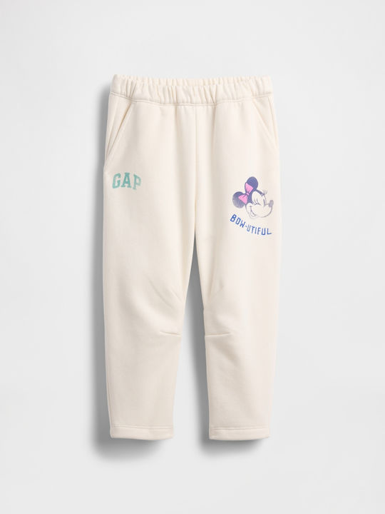 GAP Pantaloni De Trening Pentru Copii Ivory Frost