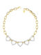 Guess Necklace with design Heart from Gold Plated Steel