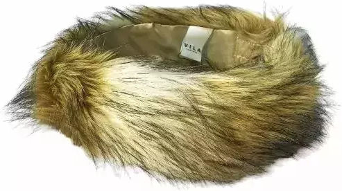 Bentite pentru Păr Vila 969619 10-225 Eco Fur Lining Tip Bandă pentru Cap Culoare Bej Bucăți