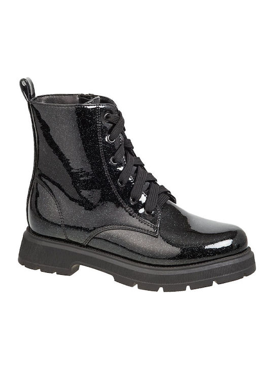 Adam's Shoes Kids Boots with Zipper Black
