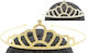Stirnband Tiara Krone Perlen Typ Swarovski 0621589 Silber