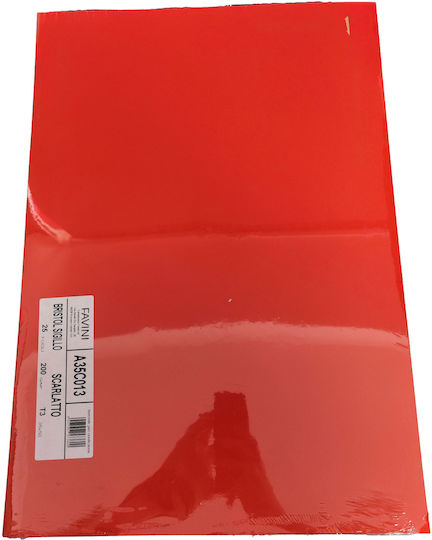 Favini 25 Card Stocks 200g/m2 Bristol Color Sigillo Alika Series 61 35x50 T3