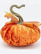 Eurolamp Velvet Orange Pumpkin Maple Leaves 19x19cm