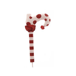 Zweigstelle Fuß des Weihnachtswichtels Rote Weiße Beleuchtete 61cm