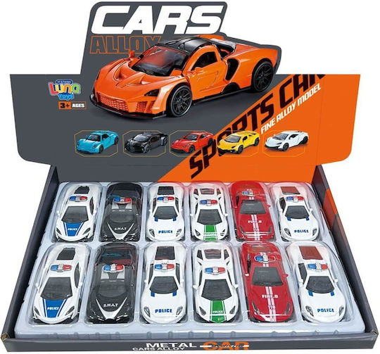 Luna Toy Car Scale 1:43 Pull Back for 3+ Years