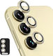 Enkay Camera Protection Tempered Glass Gold for the Samsung Galaxy S25 FE 5G
