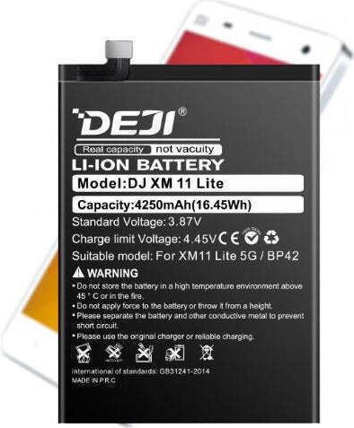 Bp42 Μπαταρία Αντικατάστασης 4250mAh για Mi 11 Lite, Mi 11 Lite 5G, Mi 11 Lite NE 5G