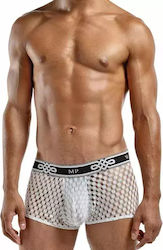 Malepower Pantaloni scurți Sexy pentru bărbați Alb